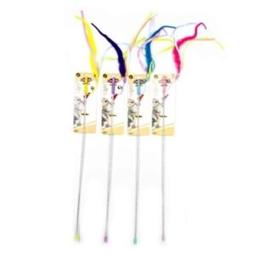 CATLİFE KEDİLER İÇİN OYUNCAK OLTA ZİLLİ PÜSKÜLLÜ