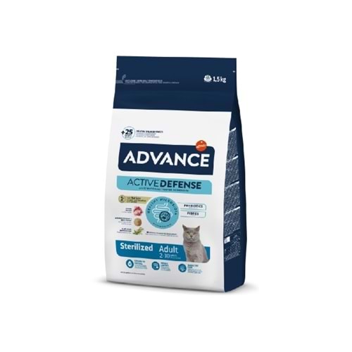 Advance Kısırlatırılmış Kedi Maması Hindili 1,5 Kg