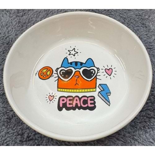 Seramik Mama Kabı Peace 250Ml