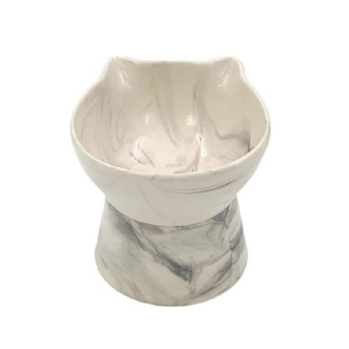 Ayaklı Kedi Figür Su Kabı Siyah Desen