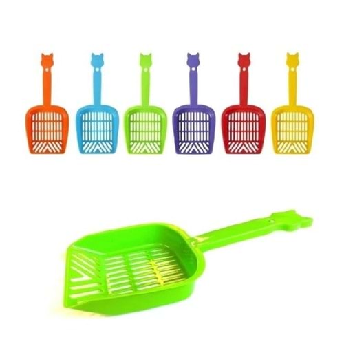 Kedi Kafalı Kedi Kumu Küregi