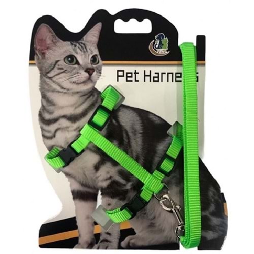 Maxi Life Kedi Gögüs Tasması Düz Renk