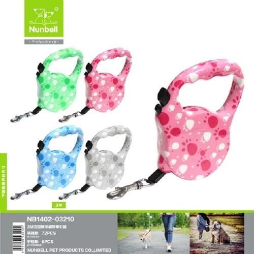 Nunbell Otamatik Tasma Şerit 3Mt(Puantiyeli)