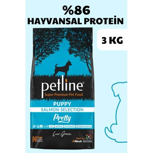 Petline S. P. Yavru Köpek Maması Somon Balıklı 3 Kg Pretty