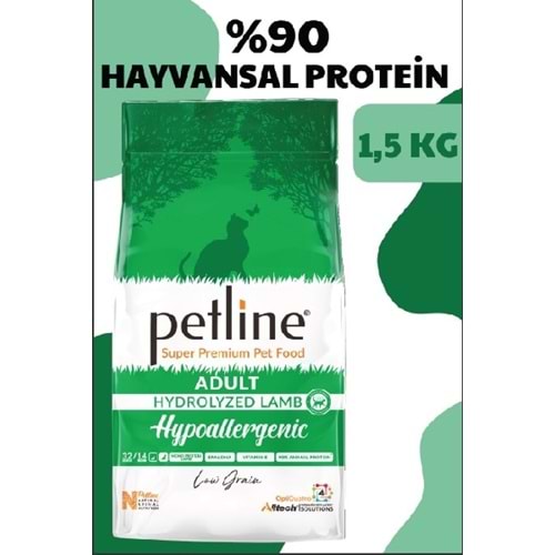 Petline S. P. Yetişkin Kedi Maması Kuzu Etli 1.5 Kg Hypoalergenic