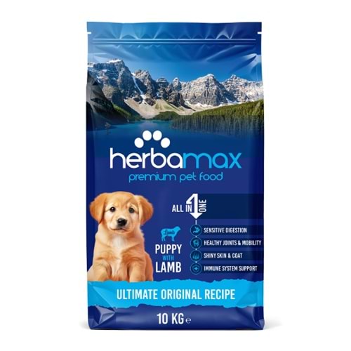 Herbamax P. Yavru Köpek Maması Kuzu Etli Ve Pirinçli 10 Kg
