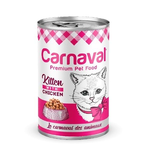 Carnaval Premium Yavru Kedi Konservesi Tavuklu 400 Gr
