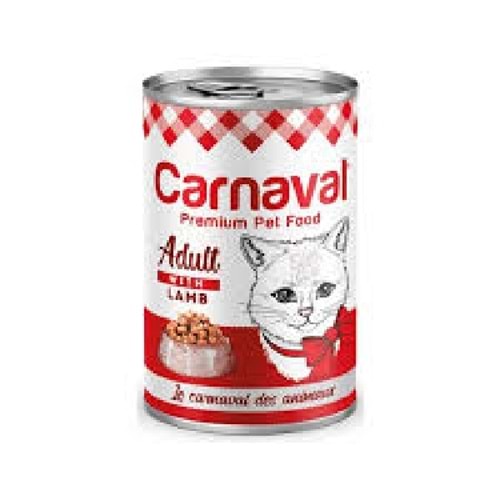 Carnaval Premium Yetişkin Kedi Konservesi Kuzu Etli 400 Gr