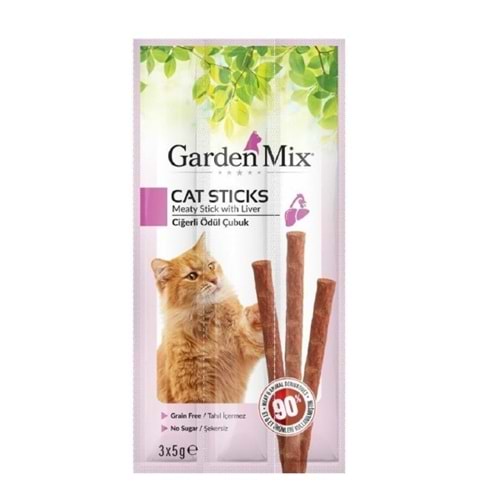 Gardenmix Ciğerli Kedi Stick Ödül 3*5G