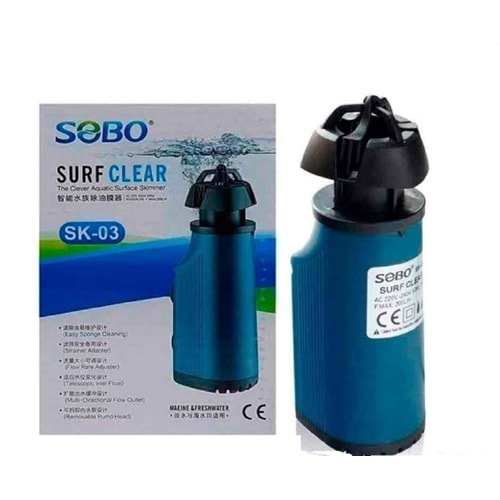 Sobo Sk -03 Yüzey Temizleyici Filtre 200Lt/H 3W
