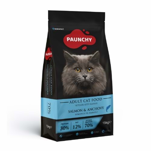 Pouncy Somonlu Hamsili Yetişkin Kedi Maması 15 Kg