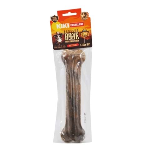 Kiki Excellent Naturel Pres Kemik Sığır Derisinden Tekli Paket 27 Cm