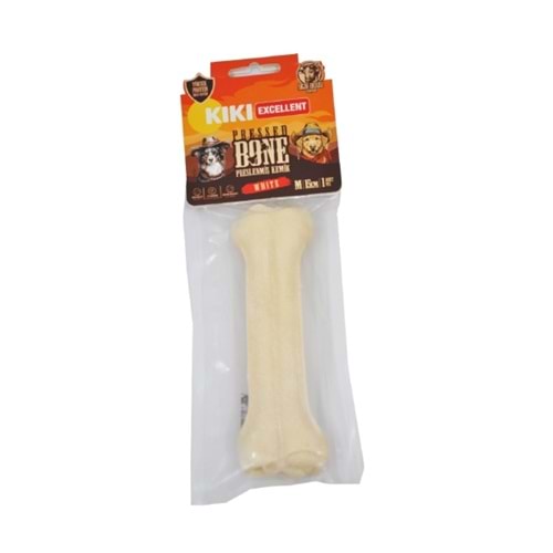 Kiki Excellent Beyaz Pres Kemik Sığır Derisinden Tekli Paket 15 Cm