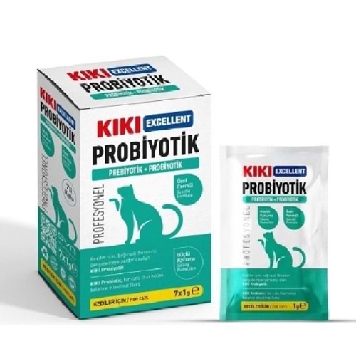 Kiki Excellent Kedi Probiyotik Saşe 1 G * 7 Adet