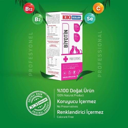 Kiki Excellent Biyotin Şurup 50 Ml