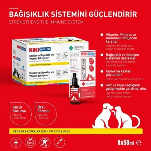 Kiki Excellent Multi Vitamin Şurup 50 Ml