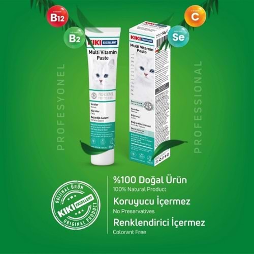 Kiki Excellent Kedi Multi Vitamin Paste 50 G