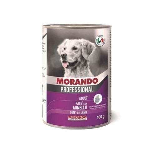 Morando Kuzu Etli Köpek Konservesi Pate 400 Gr