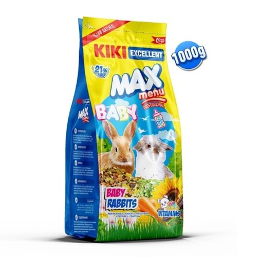 Kiki Excellent Yavru Tavşan Yemi 1000 G