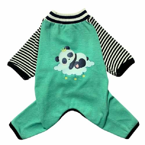 Mint Panda Penye Tulum L