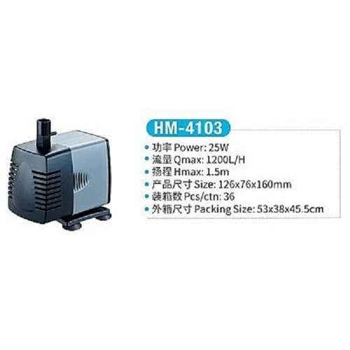 Jeneca HM-4103 Su Pompası