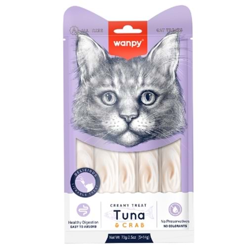Wanpy Cat Creamy Treats Tuna-Crab