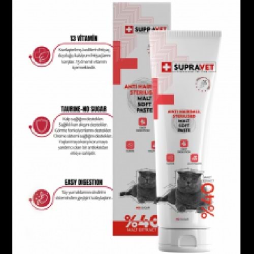 Supravet Antı Haırbal Malt Paste Kedi İçin