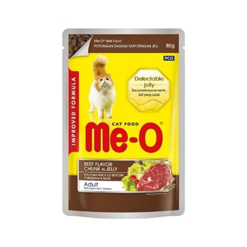 Me-O Dana Etli Yaş Mama 80 Gr