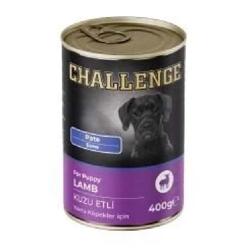 Challenge Konserve Yavru Köpek Kuzu Et Pate 400gr