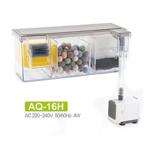 Sobo AQ-16H Bio Askı Filtre 400lt/Saat