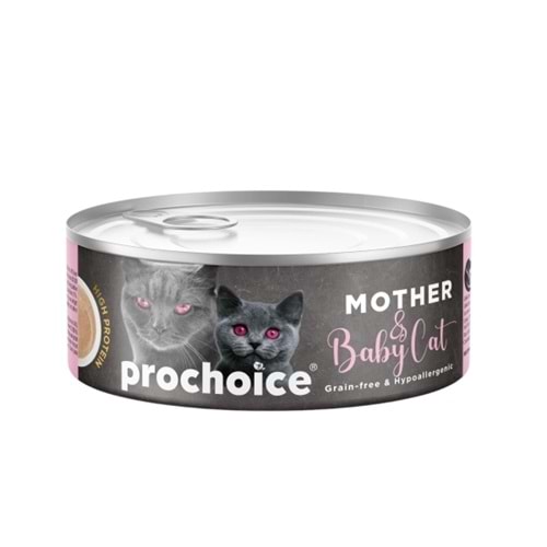 Prochoice Mother & Baby Mousse, Anne Kediler ve Yavruları için Tavuklu Mus 80 gr
