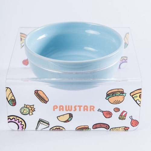 Fast Food-Tekli Seramik-Pleksi Mama Ve Su Kabı