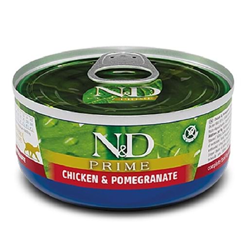 N&D PRIME KEDİKONSERVE TAVUK &NAR 70 GR