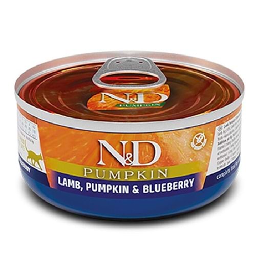 N&D KEDİ KUZU, BALKABAĞI YABANMERSİNİ 70 GR