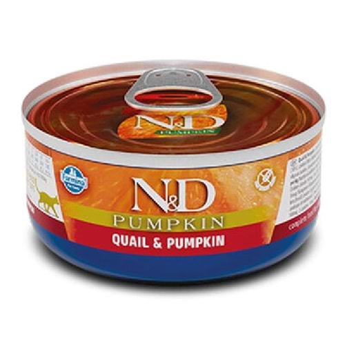 N&D KEDİ BILDIRCIN &BALKABAĞI 70 GR