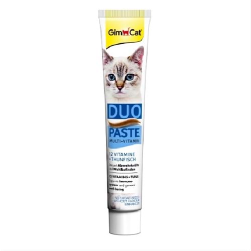 Gimcat Kedi Macunu Mv Duo Tuna+12 Vıt 50Gr