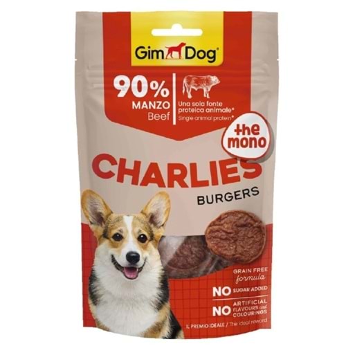 Gimdog Köpek Ödül Charlies Burgers Sığır Etli 70 Gr