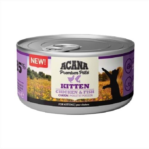 Acana Konserve Yavru Kedi Tavuk&Balık 85 Gr