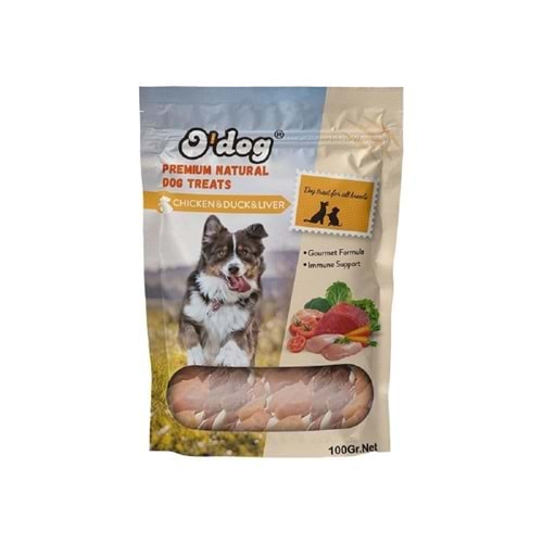 O Dog Tavuk, Ördek, Ciğerli Çubuk Köpek Ödülü 100 Gr