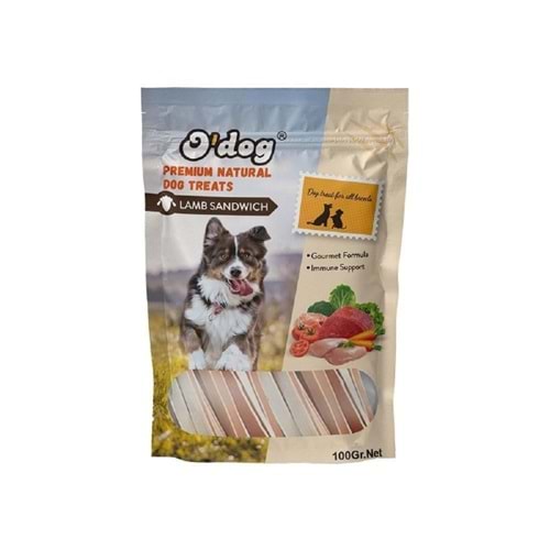 O Dog Kuzulu Sandviç Köpek Ödülü 100 Gr Dt5079