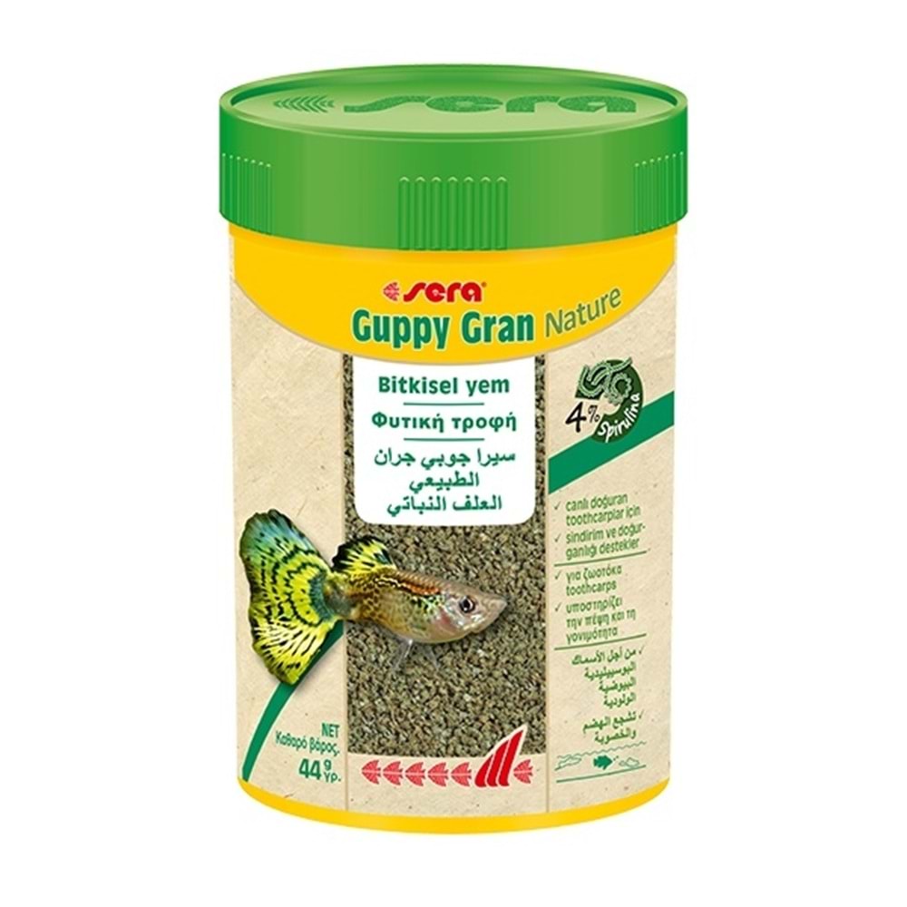 Sera Guppy Gran Nature-100 Ml