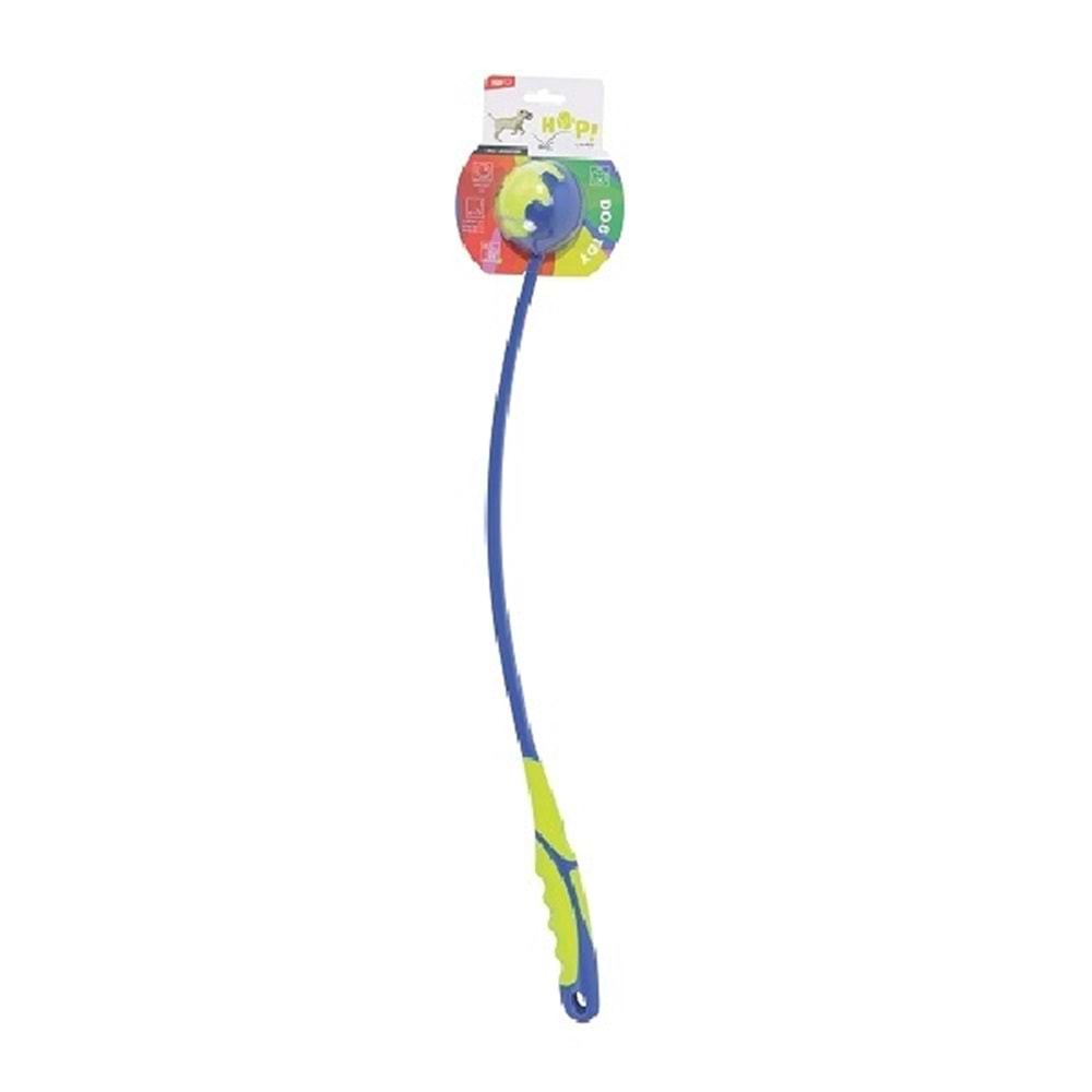M-PETS HOP BALL LAUNCHER KÖPEK OYUNCAĞI YELLOW & BLUE
