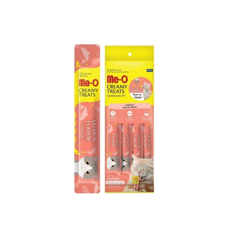 Me-O Creamy Somon Balıklı Ödül 4X15 Gr